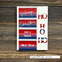 Vaessen Creative - Stanzschablone - Zahlen & Weihnachtsgrüße