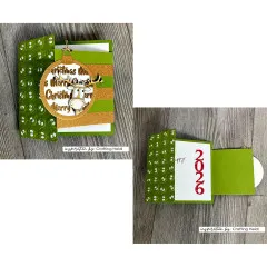 Vaessen Creative - Stanzschablone - Weihnachtskugeln & Tannenzweig