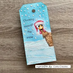 Vaessen Creative - Clear Stamps - Weihnachtshühner 1