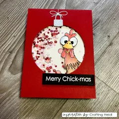 Vaessen Creative - Clear Stamps - Weihnachtshühner 2