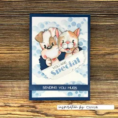 Vaessen Creative - Clear Stamps - Odey's Birthday Party - Englische Texte