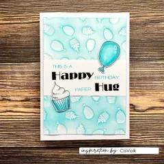 Vaessen Creative - Clear Stamps - Odey's Birthday Party - Englische Texte