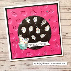 Vaessen Creative - Embossing Folder - Odey's Birthday Party - Party
