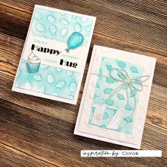 Vaessen Creative - Embossing Folder - Odey's Birthday Party - Party