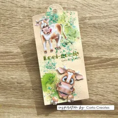 Vaessen Creative - Clear Stamps - Cow on the Farm by Carla Creates