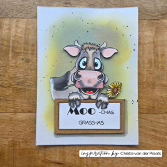 Vaessen Creative - Clear Stamps - Cow on the Farm by Carla Creates