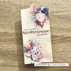 Vaessen Creative - Clear Stamps - Piggy on the Farm by Carla Creates