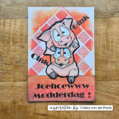 Vaessen Creative - Clear Stamps - Piggy on the Farm by Carla Creates