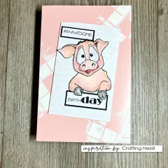 Vaessen Creative - Clear Stamps - Piggy on the Farm by Carla Creates