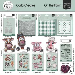 Vaessen Creative - Clear Stamps - Piggy on the Farm by Carla Creates