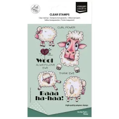 Vaessen Creative - Clear Stamps - Sheep on the Farm by Carla Creates