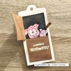 Vaessen Creative - Embossing Folder - Wood on the Farm by Carla Creates