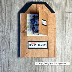 Vaessen Creative - Embossing Folder - Wood on the Farm by Carla Creates