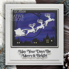 Craft Dies by Sue Wilson - Festive Moonlight Sleigh Cover Plate