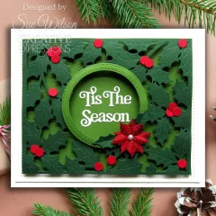 Craft Dies by Sue Wilson - Festive Holly Floating Frame