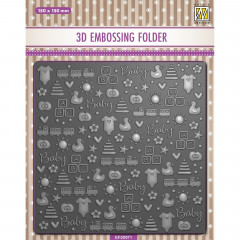 Embossing Folder - Babythings