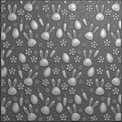 3D Embossing Folder - Kaninchen Karotten