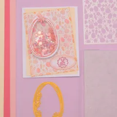 3D Embossing Folder - Kaninchen Karotten
