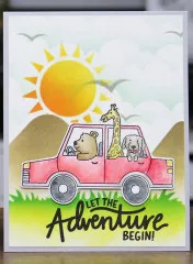 Simon Hurley Clear Stamps - Road Trip