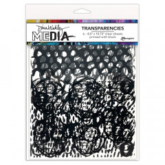 Dina Wakley Media Transparencies - Pattern Play Set 1