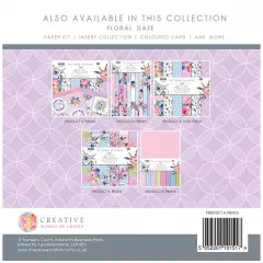 Floral Daze 8x8 Embellishment Pad