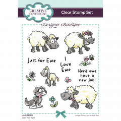 Creative Expressions- Clear Stamps - Just For Ewe