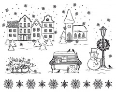 Clear Stamps - Weihnachtsstadt