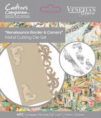 Metal Cutting Die - Natures Garden - Venetian Grace - Renaissance Border & Corners