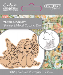 Clear Stamps and Cutting Die - Natures Garden - Venetian Grace - Little Cherub