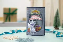 Clear Stamps - Vintage Snowman Winter Wonderland