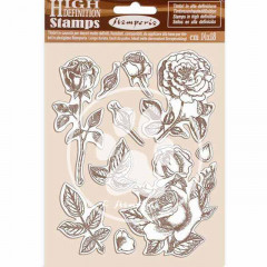 Cling Stamps - Passion Rose