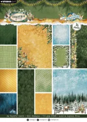 Studio Light - A4 Designer Paper Pad - Christmas Forest - Backgrounds