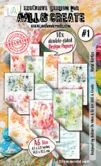 A6 Design Paper Nr. 1 - Vivid Vortex
