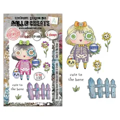 Clear Stamps Nr. 1418 - Costume Chronicles - Whiff 'n Wings by Janet Klein