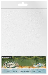 Studio Light - A5 Acetate Sheets - Christmas Forest - Snow & Landscape