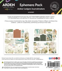 Arden Creative Studio - Amber Ledgers Ephemera Pack Journalmakers by Katie Pertiet