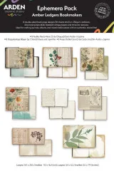 Arden Creative Studio - Amber Ledgers Ephemera Pack Bookmakers by Katie Pertiet