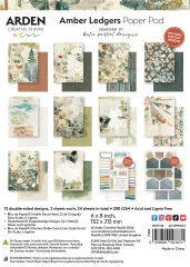 Arden Creative Studio - 6x8 Paper Pack - Amber Ledgers by Katie Pertiet