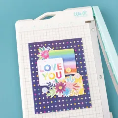 Scrapbooking-Projekte: Planer, Notizbuch und Grußkarten mit dem Mini Paper Cutter zugeschnittene Elemente