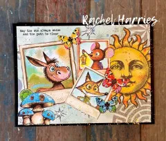 Benutzerbeispiel: Colorful Artwork mit Tierillustration, handgeschriebener Text und Gold-Akzenten auf Journal-Seite