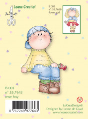 LeCrea Clear Stamps - Bambini Rose Boy