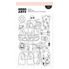 Hero Arts - Clear Stamps & Cutting Dies - Summerween - Beach Boos