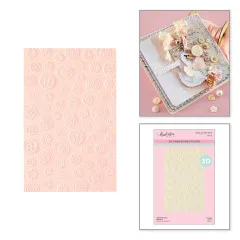 Kombinierte Ansicht aus rosa Musterprobe, fertigem Junk-Journal-Cover-Projekt mit Schwan-Applikation und Verpackungsvorschau
