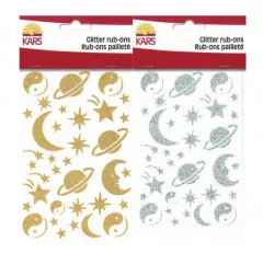 Glitter RubOn Set (gold, silber)