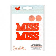 Tonic Studios mandala moments - miss stamp and die set