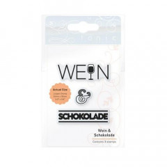 Tonic Studios Essentials Wein und Schokolade (DE) Stamp Set