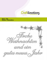 CraftEmotions Die Text - Frohe Weihnachten (DE)