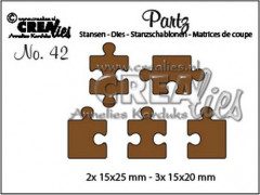 CREAlies Partzz - Nr. 42 - 5x Puzzleteil