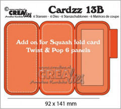 CREAlies Cardzz - Nr 13B - Add-On für Twist and Pop 6 panels