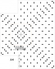 Doilymal Quadrate Design-Vorlage A4